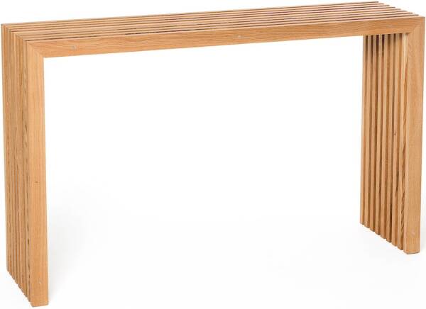 Konsole aus Eichenlamellen von Raumgestalt aus dem Schwarzwald Eiche hell geölt 75 cm