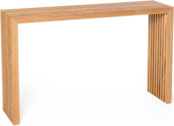 Konsole aus Eichenlamellen von Raumgestalt aus dem Schwarzwald Eiche hell geölt 75 cm