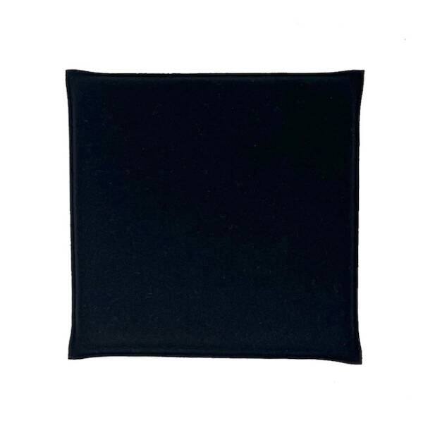 Filzkissen für Bank und Hocker aus Eichenlamellen schwarz-SI33