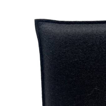 Filzkissen für Bank und Hocker aus Eichenlamellen schwarz-SI33