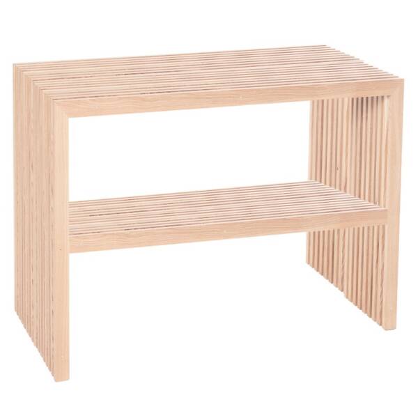 Outdoor Living - Tall console table made of wooden slats - Standard designer garden furniture