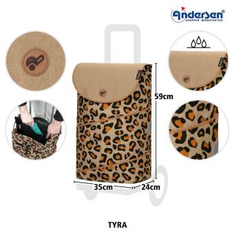 Andersen Royal Shopper Tyra Zebra