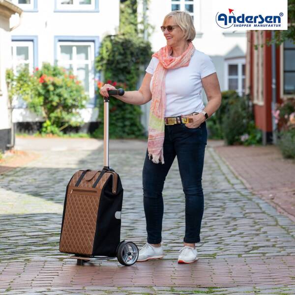 Andersen Unus Shopper Inra schwarz