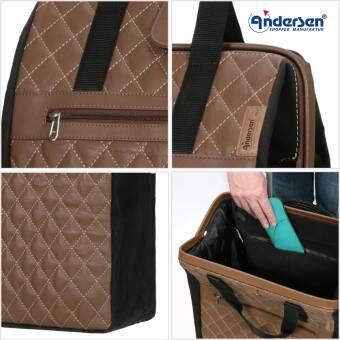Andersen Unus Shopper Inra schwarz