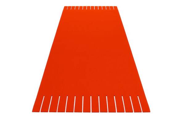 Filzteppich, Hey Sign, Teppich Franse Rechteckig 140 x 200 cm Hellgrau 16