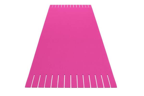 Filzteppich, Hey Sign, Teppich Franse Rechteckig 70 X 200 cm Piniengrün 27296