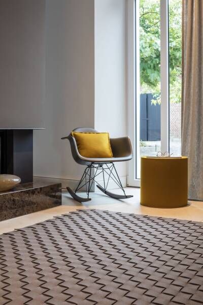 Filzteppich, Hey Sign, rechteckig Teppichgeflecht 5 einfarbig 140 x 200 cm Dünengrau 27299