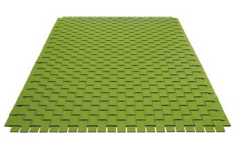 Filzteppich, Hey Sign, rechteckig Teppichgeflecht 5 einfarbig 70 X 200 cm Marmor 06