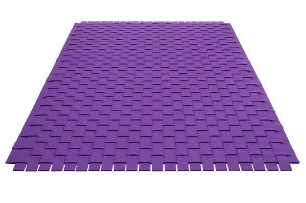 Filzteppich, Hey Sign, rechteckig Teppichgeflecht 5 einfarbig 70 X 200 cm Pink 32