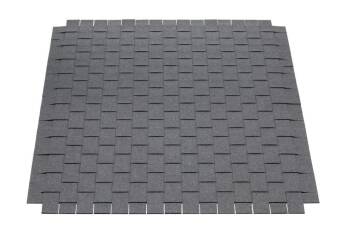 Filzteppich, Hey Sign, rechteckig Teppichgeflecht 10 einfarbig 140 x 200 cm Curry 23
