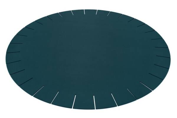 handmade, Hey Sign, Teppich Franse Rund 150 cm Dünengrau 27299