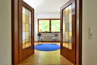 Runder Filzteppich Hey-Sign Teppich Bigdot 120 cm Macadamia 86