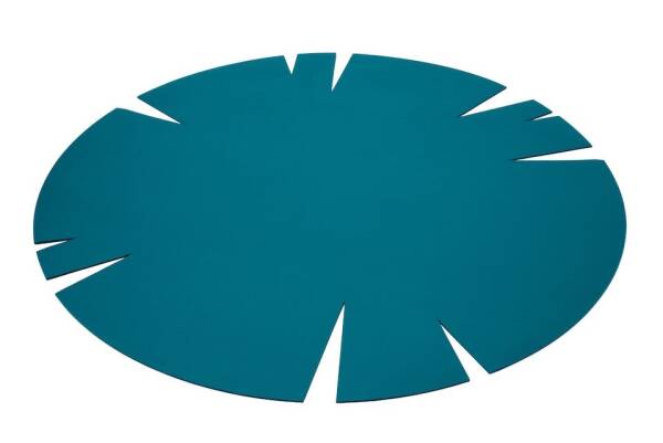 Runder Filzteppich Hey-Sign Teppich Slot 120 cm Deep-Water 39