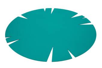 Runder Filzteppich Hey-Sign Teppich Slot 180 cm Schwarz 02