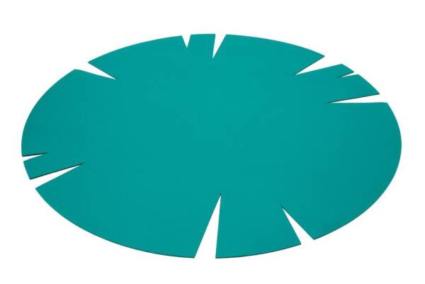 Runder Filzteppich Hey-Sign Teppich Slot 180 cm Feuer 30161