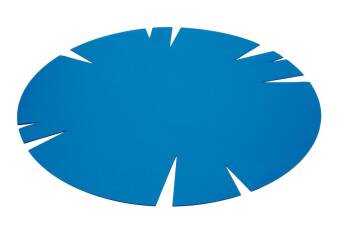 Runder Filzteppich Hey-Sign Teppich Slot 180 cm Deep-Water 39
