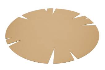 Runder Filzteppich Hey-Sign Teppich Slot 180 cm Mustard 96