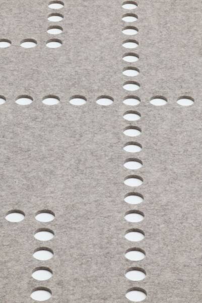 Tapis design - Tapis en feutre Stamp rectangulaire de Hey-Sign 140 x 200 cm Pepper_47