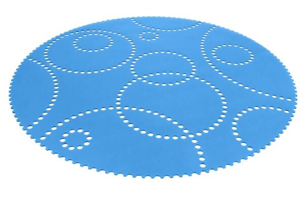 Design tapijt Stamp - Rond biologisch tapijt van Hey-Sign 120 cm Meigroen_30