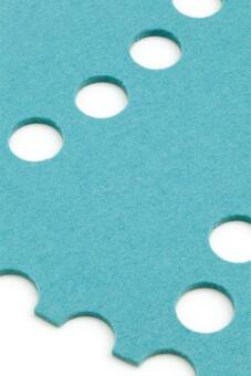 Design tapijt Stamp - Rond biologisch tapijt van Hey-Sign 120 cm Meigroen_30