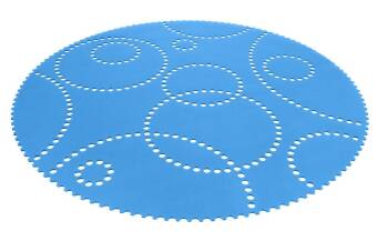 Design tapijt Stamp - Rond biologisch tapijt van Hey-Sign 120 cm Meigroen_30