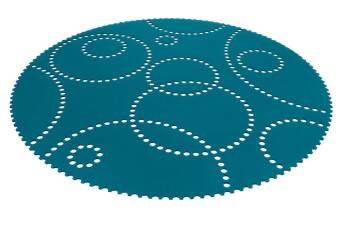 Design tapijt Stamp - Rond biologisch tapijt van Hey-Sign 120 cm Meigroen_30