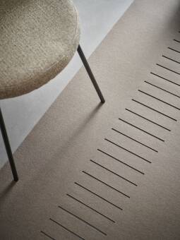 Alfombra libre de sustancias nocivas. Hey Sign, alfombra ranurada 70 x 200 cm rosa_32