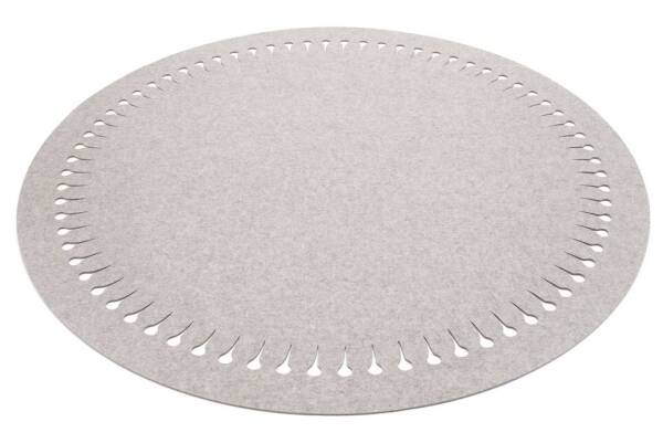 Okrągły dywan filcowy Hey-Sign Dywan Pappus 120 cm Orzech_29