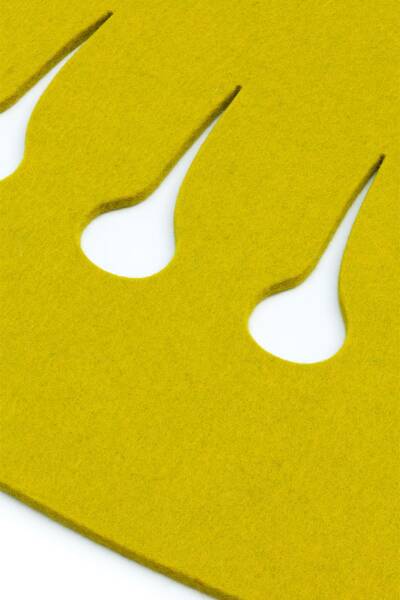 Okrągły dywan filcowy Hey-Sign Dywan Pappus 120 cm Orzech_29