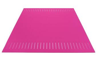 Alfombra rectangular de lana, Hey Sign, alfombra con dos cortes transversales, 70 x 200 cm, color oliva 24