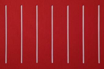 Rectangular wool rug, Hey Sign, rug slit twice across 140 x 200 cm pastel blue 19