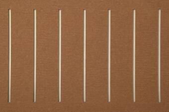 Rectangular wool rug, Hey Sign, rug slit twice across 180 x 240 cm Pink_32